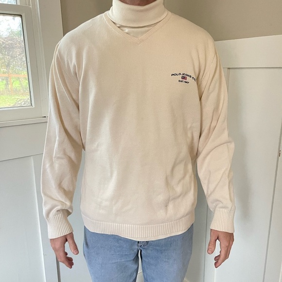 Polo Ralph Lauren Other - Vintage Sweater  Polo Ralph Lauren 90s Cotton Sweater Flag